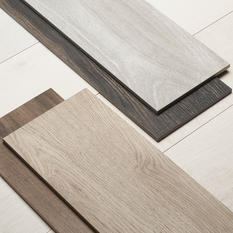 Mulberry Matte Brown Large Format Porcelain Wood Look Tile
