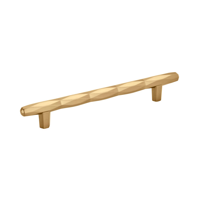 Champagne Bronze Modern Bar Cabinet Pull with Mounting Hardware
