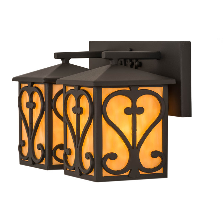 Caprice Hand Wrought Iron Dual Light Sconce
