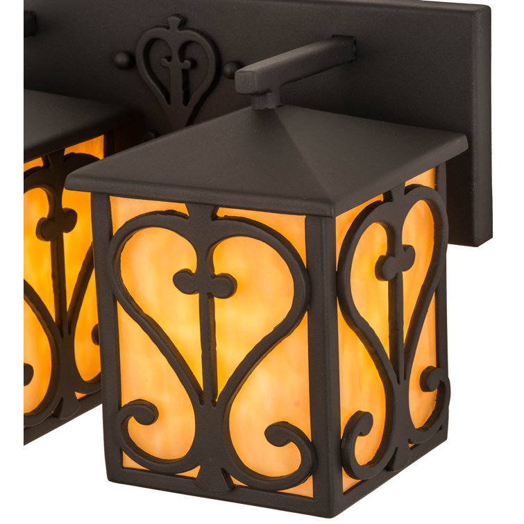 Caprice Hand Wrought Iron Dual Light Sconce