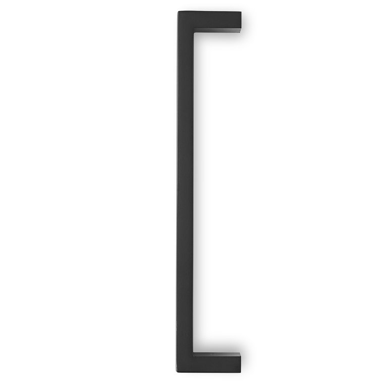 Matte Black Steel Cabinet Bar Pulls with Mounting Hardware - 10 Pack