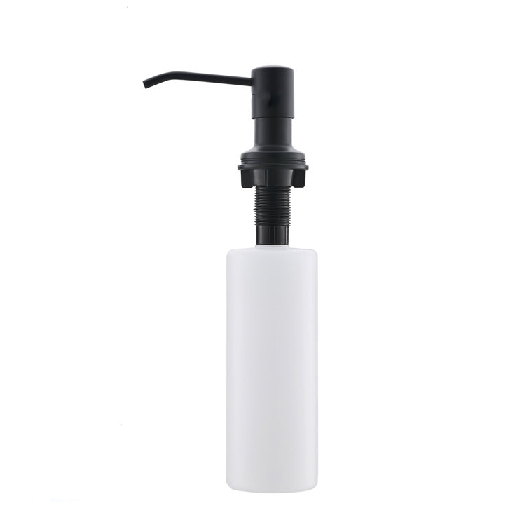 Black Stainless Steel Sink Mounted Soap Dispenser
