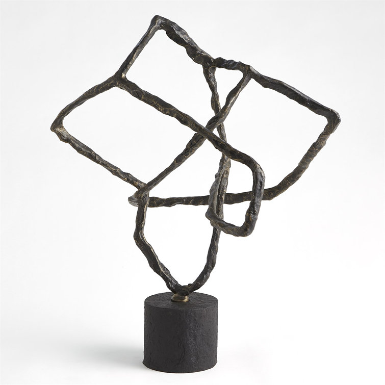 Tangled Bronze Finish Cast Iron Indoor Sculpture