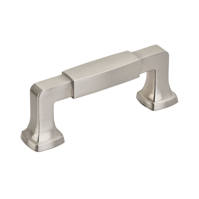Satin Nickel Brushed Cabinet Pull with Mounting Hardware