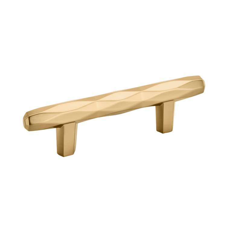 Champagne Bronze Modern Bar Pull with Mounting Hardware