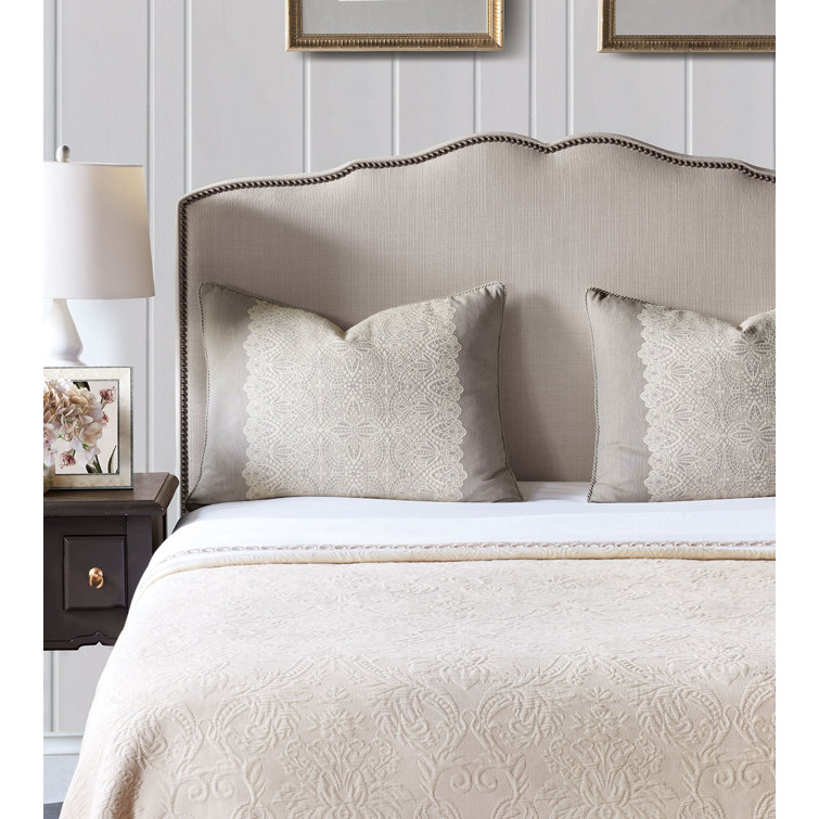 Standard Gray and White Polyester Sham