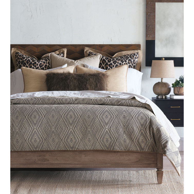 Naya Mogli Faux Fur Animal Print Rectangular Lumbar Pillow