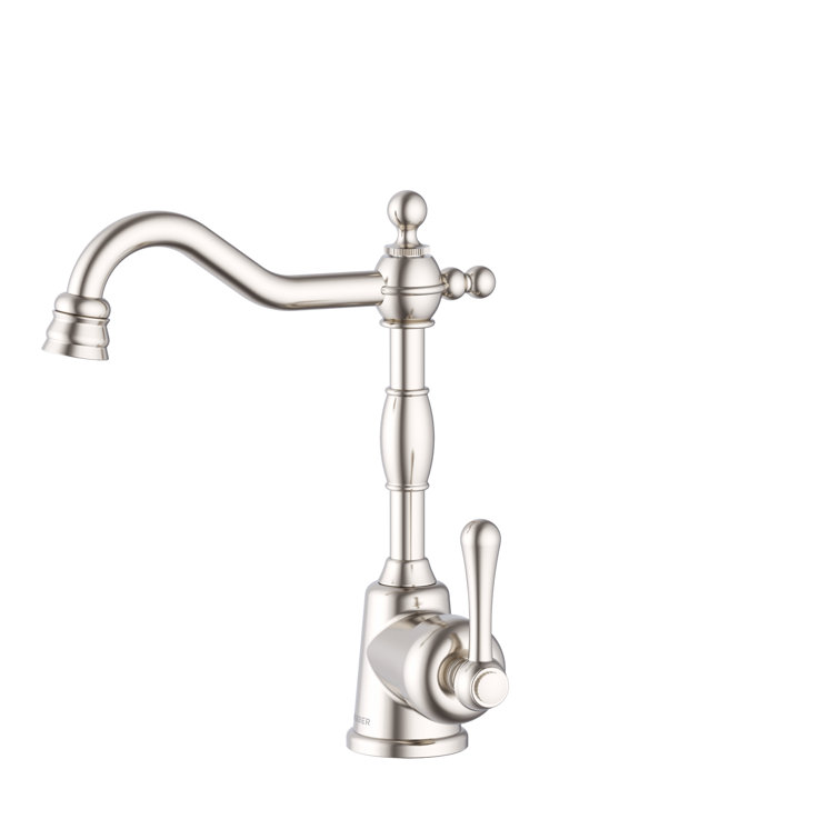 Stainless Steel Single Handle Bar Faucet with Swivel Spout