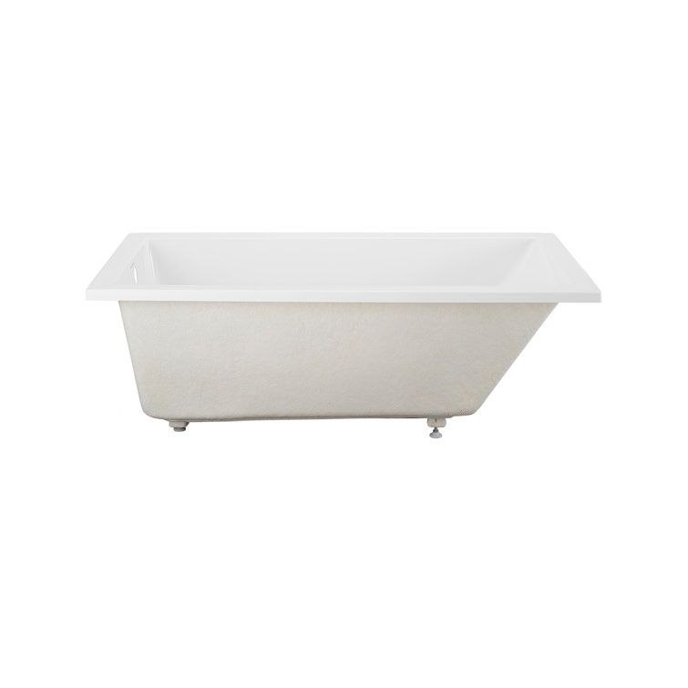 Voltaire 30" White Acrylic Drop-In Bathtub