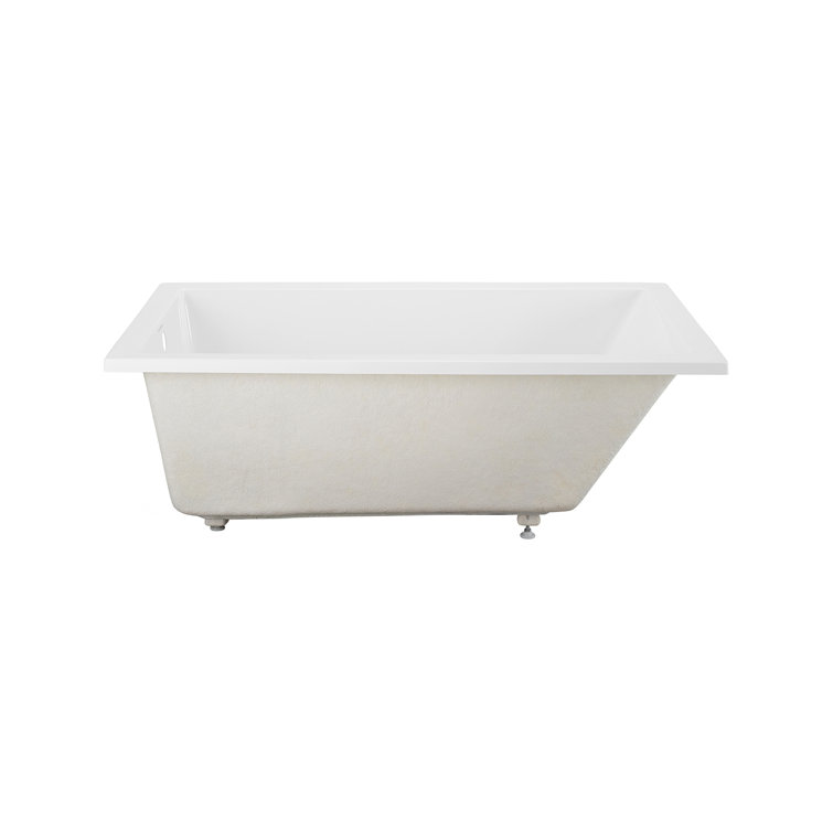 Voltaire 60" White Acrylic Drop-In Bathtub