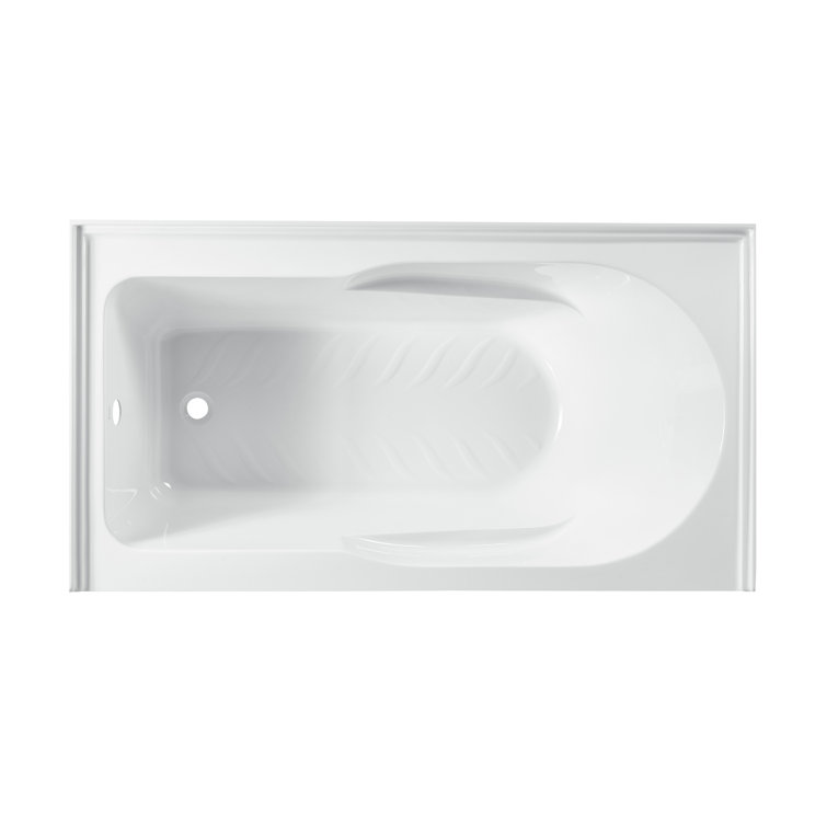 Concorde 60" White Acrylic Alcove Apron Bathtub