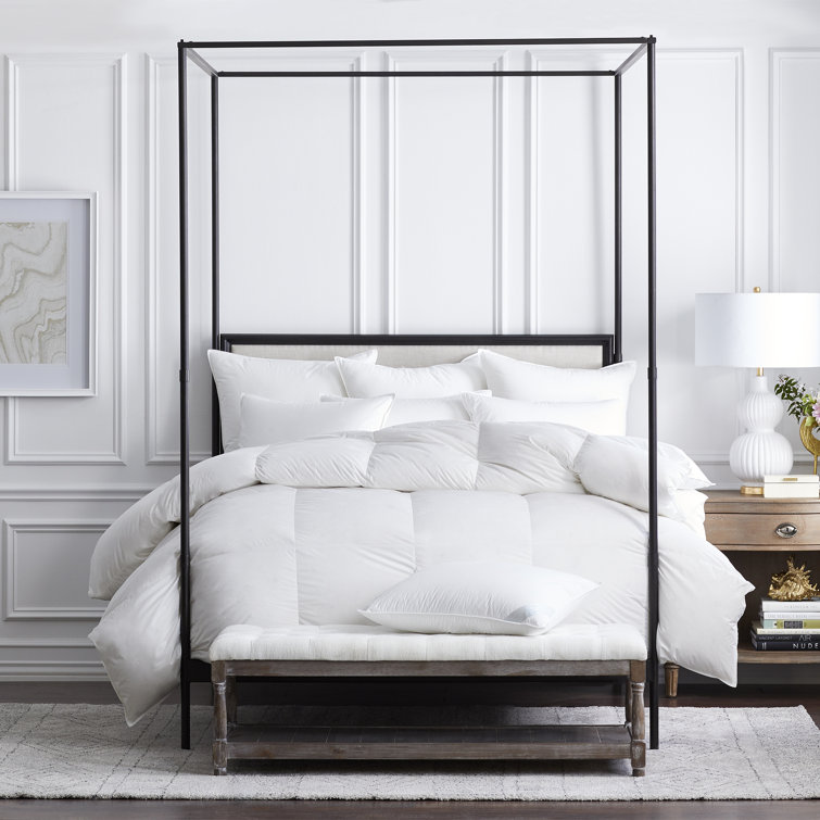 Ultra Soft White Cotton Twin Down Comforter