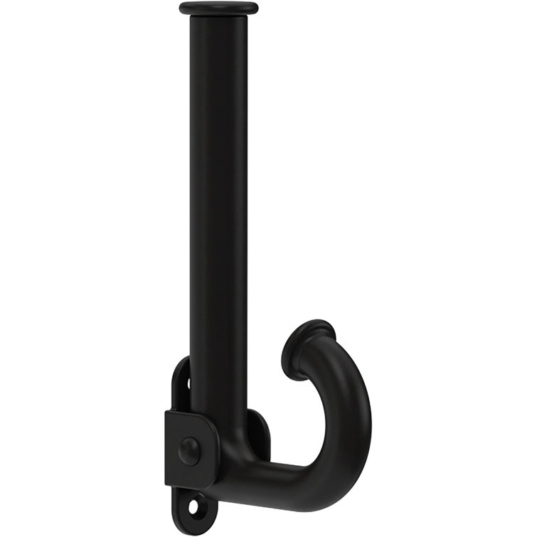 Matte Black Adjustable Metal Wall Hook