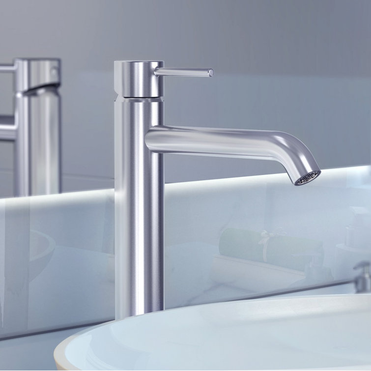 St. Lucia Chrome Single-Handle Vessel Bathroom Faucet