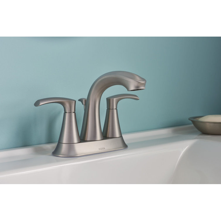 Graeden Brushed Nickel 2-Handle Centerset Bathroom Faucet