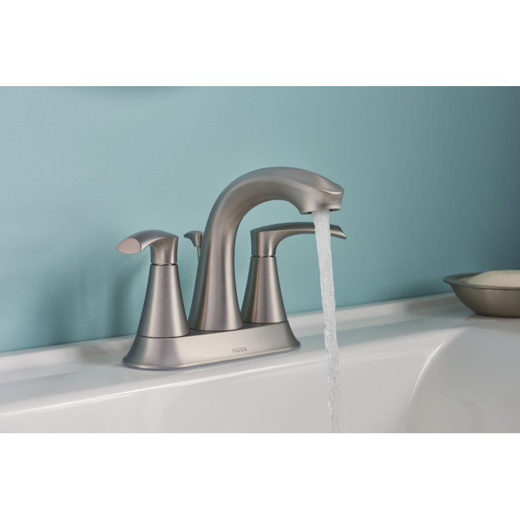 Graeden Brushed Nickel 2-Handle Centerset Bathroom Faucet