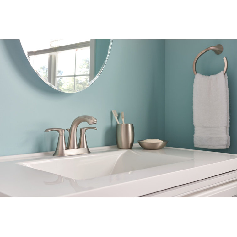 Graeden Brushed Nickel 2-Handle Centerset Bathroom Faucet
