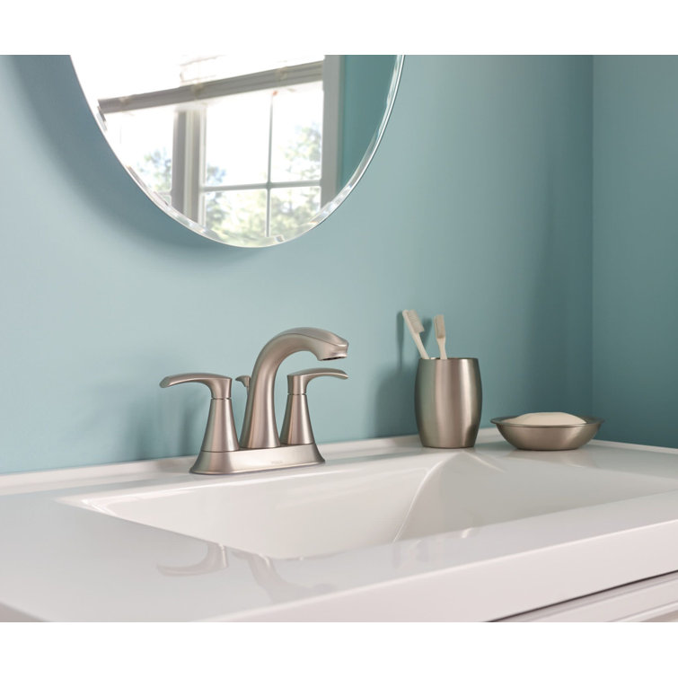Graeden Brushed Nickel 2-Handle Centerset Bathroom Faucet