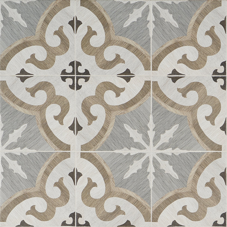 Ventura Briar 8" x 8" Multicolor Matte Porcelain Tile