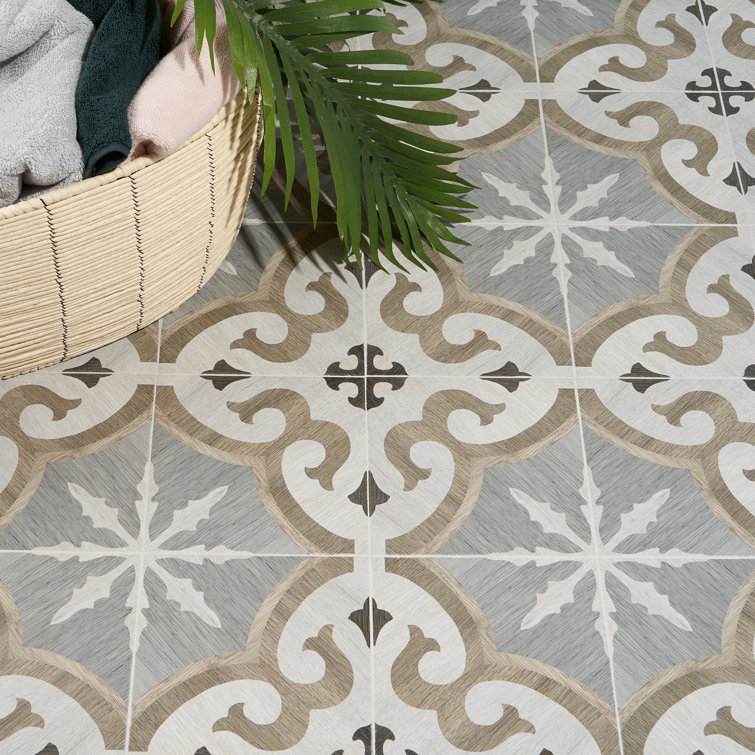 Ventura Briar 8" x 8" Multicolor Matte Porcelain Tile