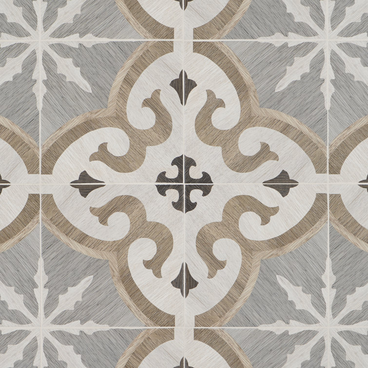 Ventura Briar 8" x 8" Multicolor Matte Porcelain Tile