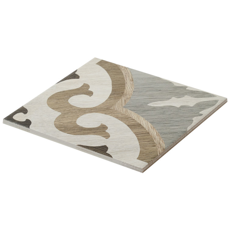 Ventura Briar 8" x 8" Multicolor Matte Porcelain Tile