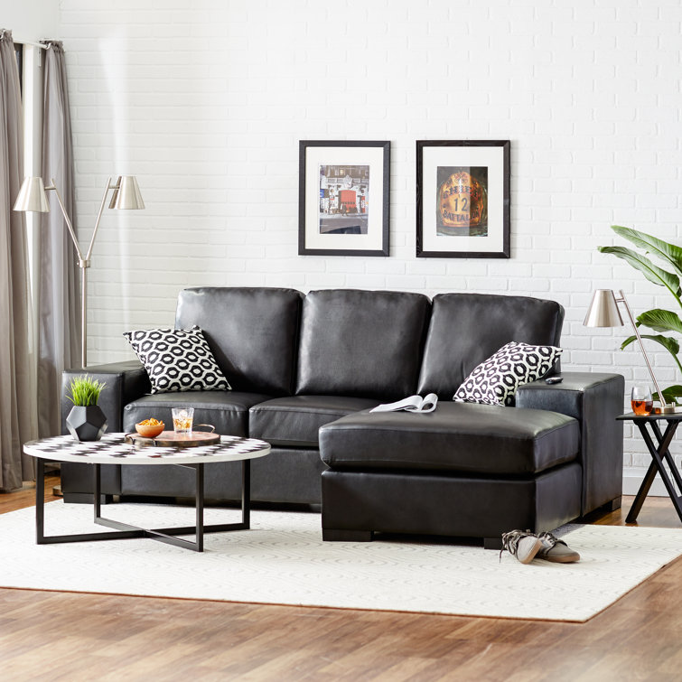 Black Mango Wood Folding Side Table