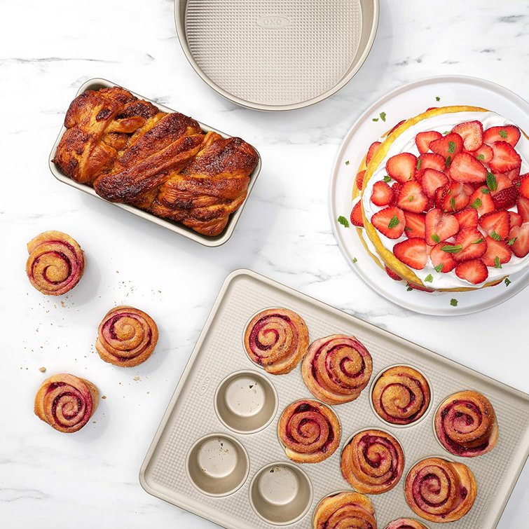 OXO Good Grips 5-Piece Nonstick Aluminized Steel Baking Pan Set