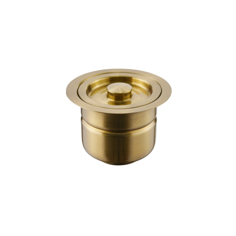 Gold Stainless Steel 4.5" Basket Drain for Kitchen Sink