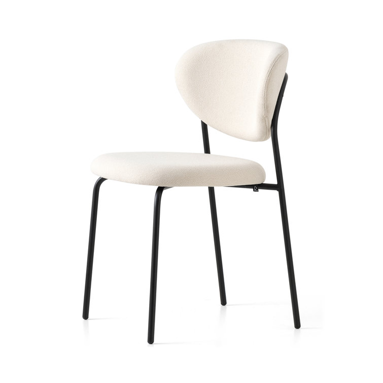 Forest Green Upholstered Metal Frame Dining Chair