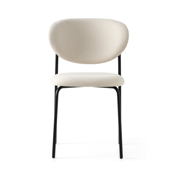 Forest Green Upholstered Metal Frame Dining Chair