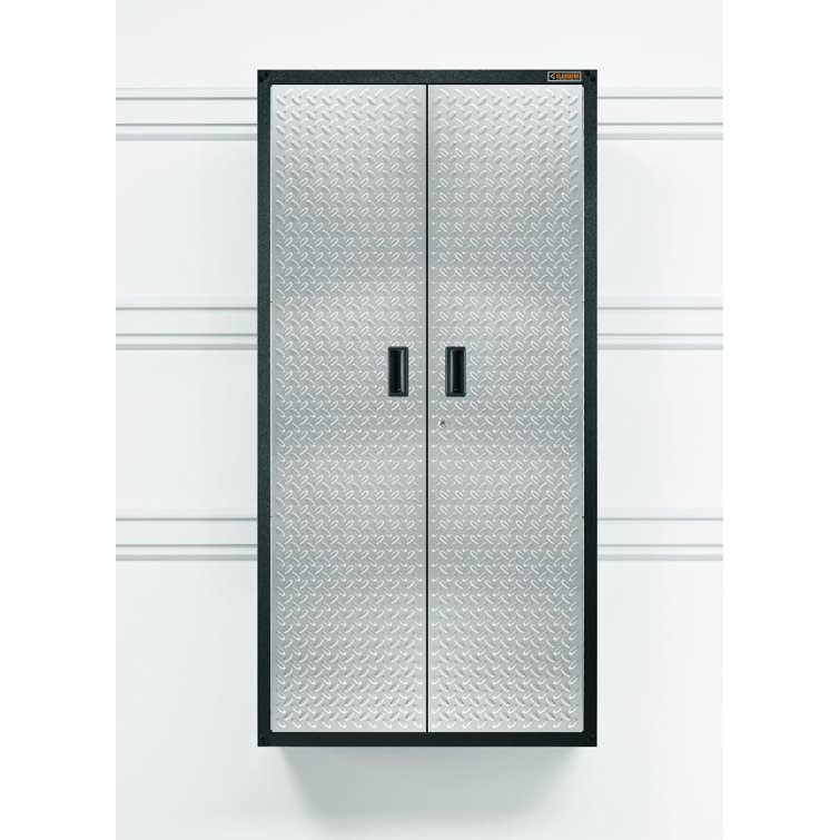 Silver Steel Ready-to-Assemble Cabinet Wall Bracket Kit