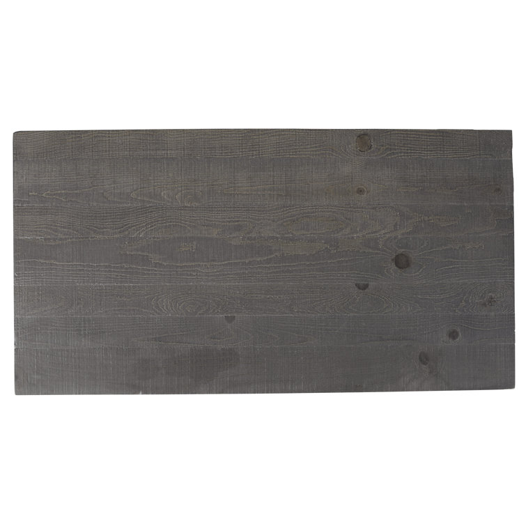Transitional Gray 3-Drawer Solid Pine Nightstand