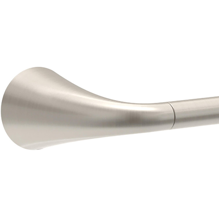 Brushed Nickel 18'' Extendable Wall Mounted Towel Bar