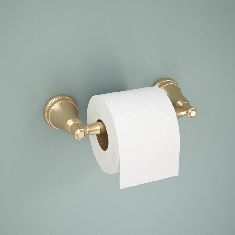 Champagne Bronze Wall Mounted Pivot Arm Toilet Paper Holder