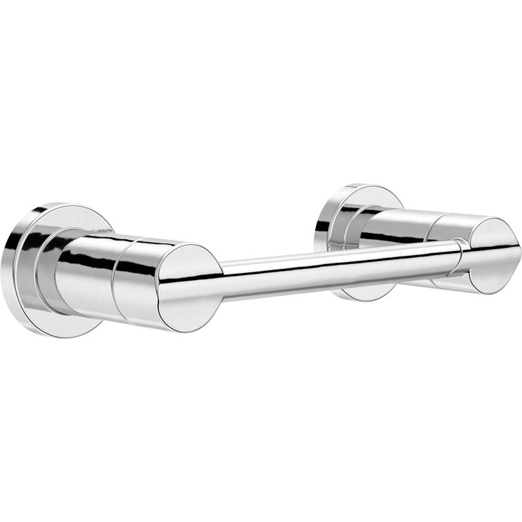 Nicoli Polished Chrome Wall Mount Pivot Arm Toilet Paper Holder