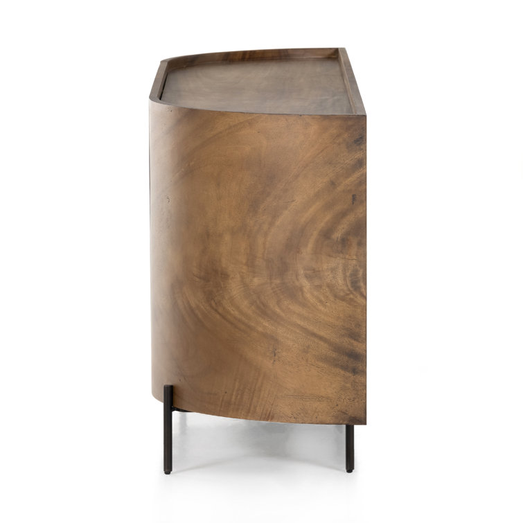 Lunas 77'' Caramel Guanacaste Wood Sideboard