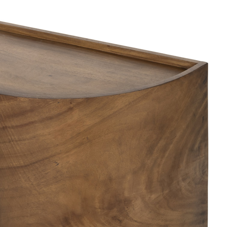 Lunas 77'' Caramel Guanacaste Wood Sideboard