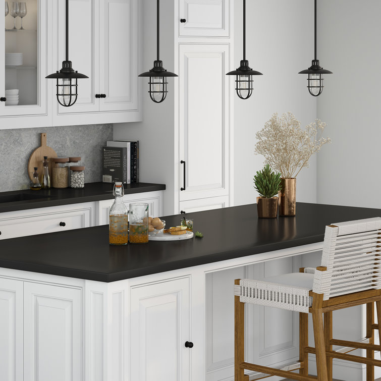 Bay Blackened Bronze Globe Pendant Light with Clear Glass Shade
