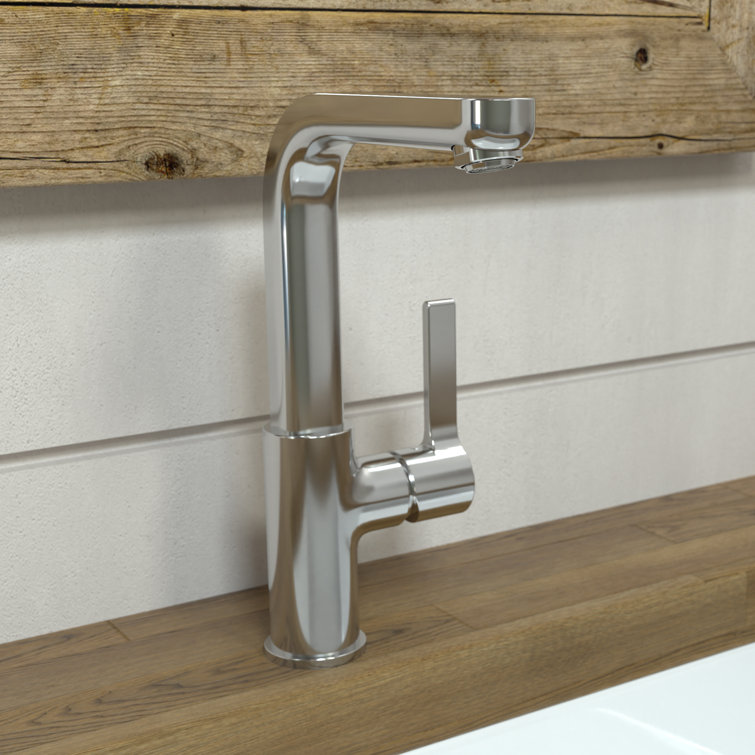 Metris S Modern Chrome Single Handle Low-Arc Bathroom Faucet