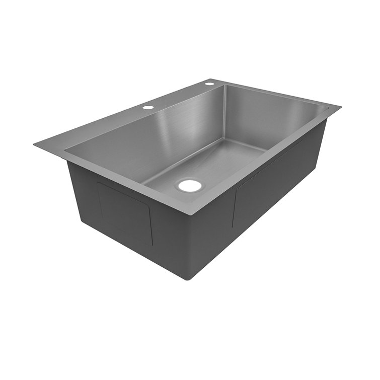 Sinber 33" Stainless Steel Drop-In Single Bowl Kitchen Sink