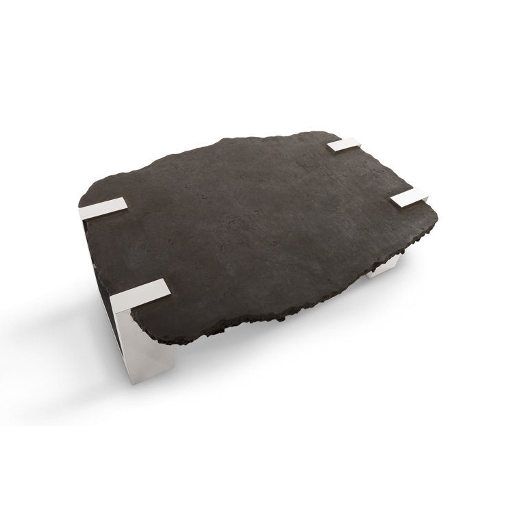 Lava Grey Rectangular Lift-Top Coffee Table with Storage
