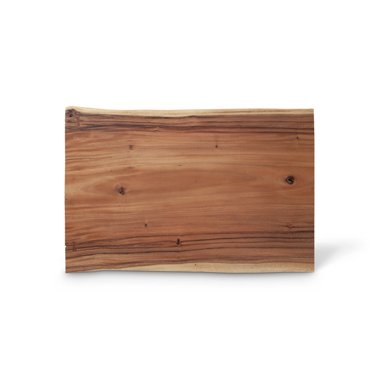 Natural Wood and Acrylic Home Office Desk