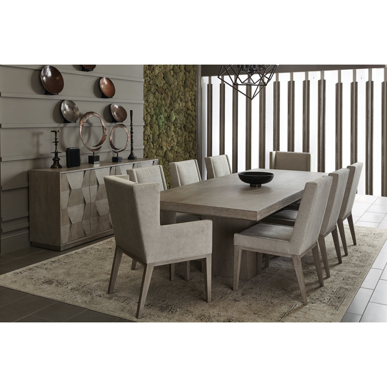 Gray Reclaimed Wood Extendable Rectangular Dining Table