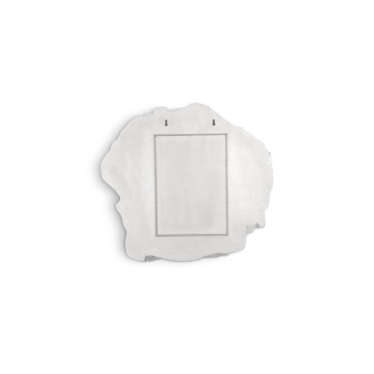 Rock Pond 42" Silver Leaf Wood Accent Mirror