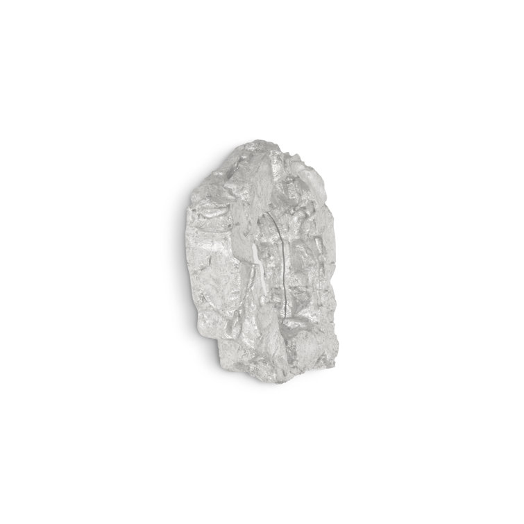 Rock Pond 42" Silver Leaf Wood Accent Mirror