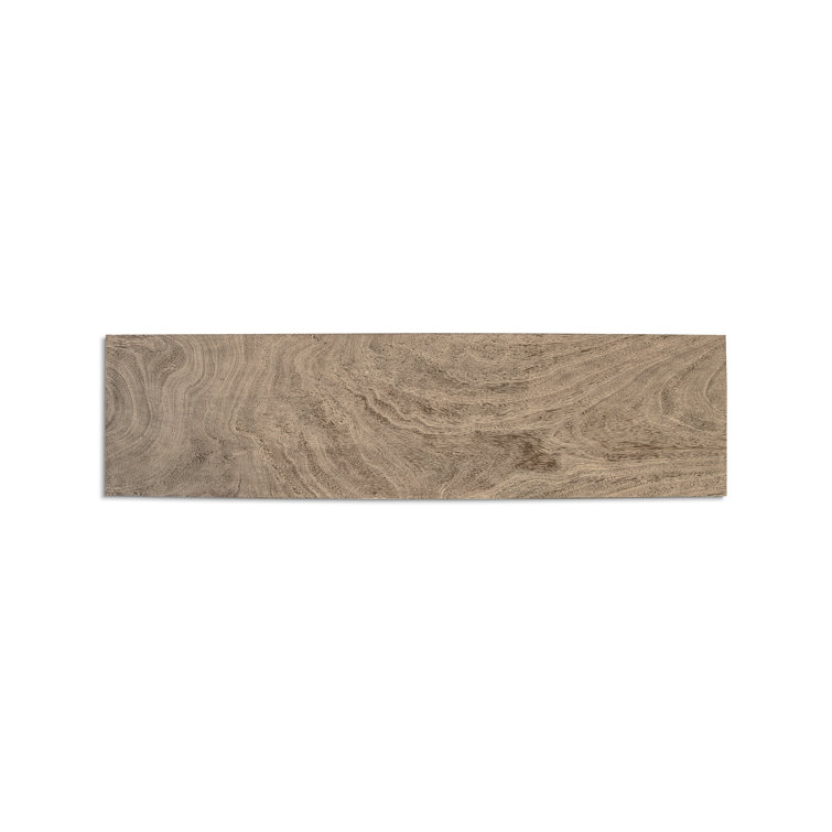 Contemporary Geometry 48" Gray Acacia Wood & Iron Console Table