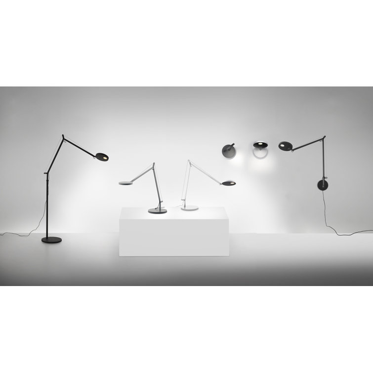 Demetra Anthracite Gray LED Wall Sconce with Adjustable Arm