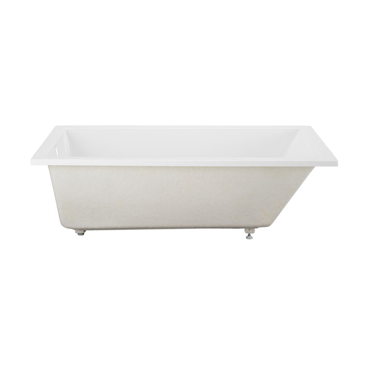 Voltaire 36" White Acrylic Drop-In Bathtub