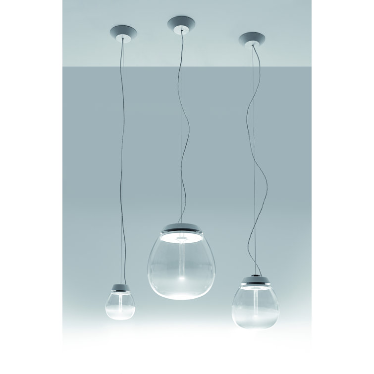 Empatia Small 11W Dimmable LED Glass Pendant Light
